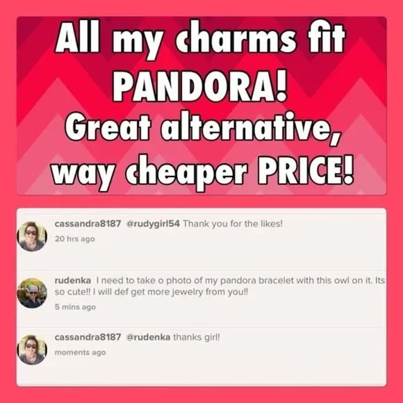 Owl Charm  - Picture 4 of 4